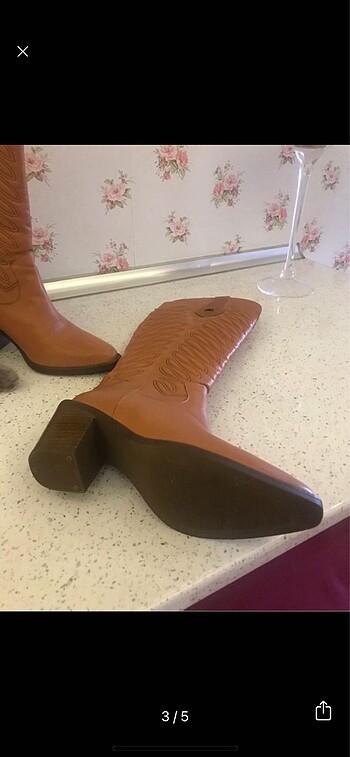 Hakiki deri çizme - Görsel 3