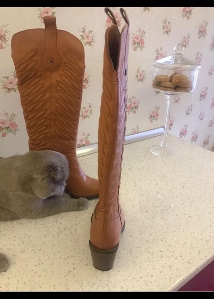 Hakiki deri çizme - Görsel 4