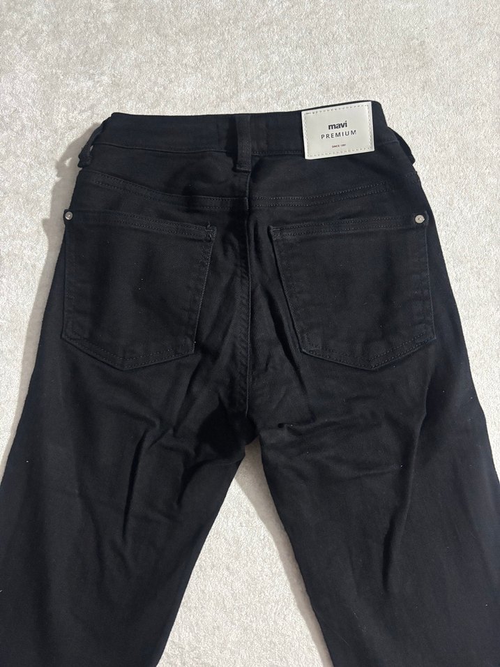 Siyah  Kadın Jean Pantolon - Görsel 4