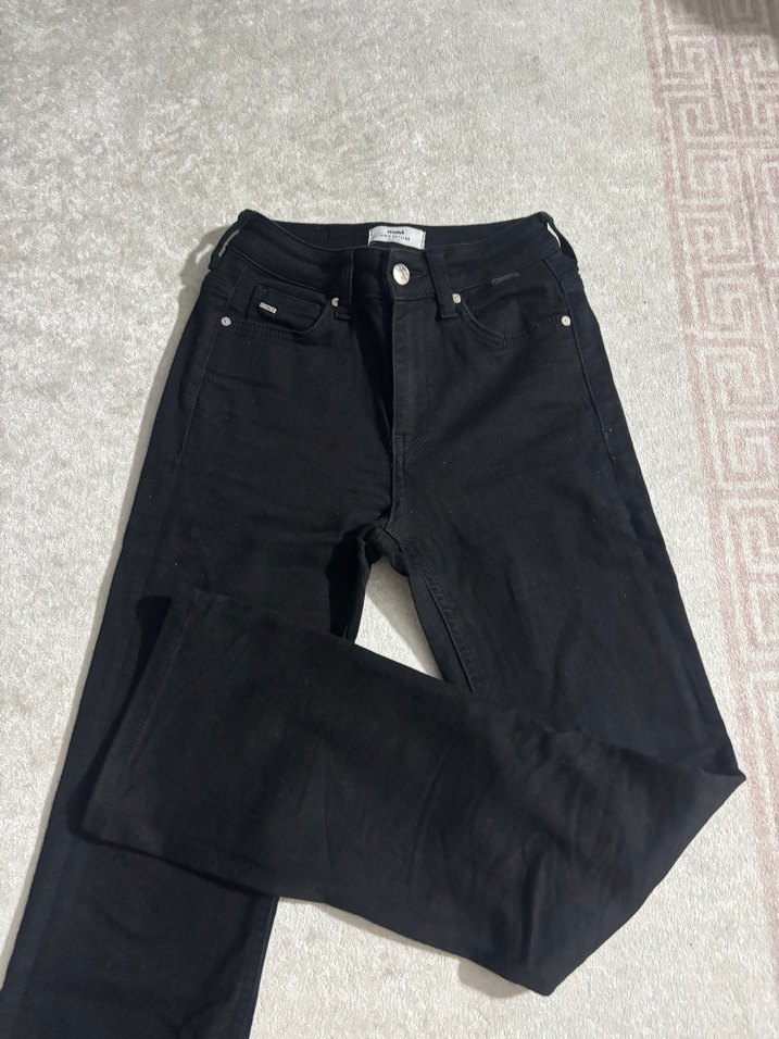 Siyah  Kadın Jean Pantolon - Görsel 3