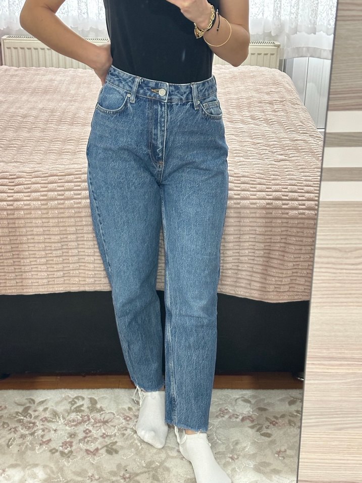 Mavi Denim Midi Kadın Jean Pantolon - Görsel 4