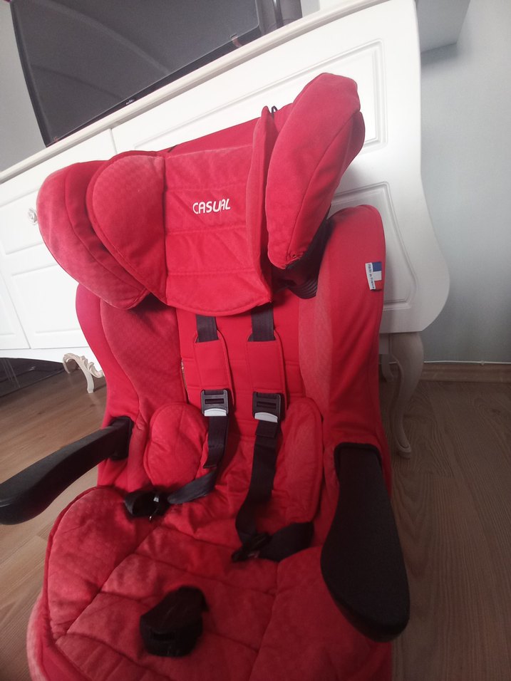 Kırmızı Casual Çocuk Araba Koltuğu - Görsel 3