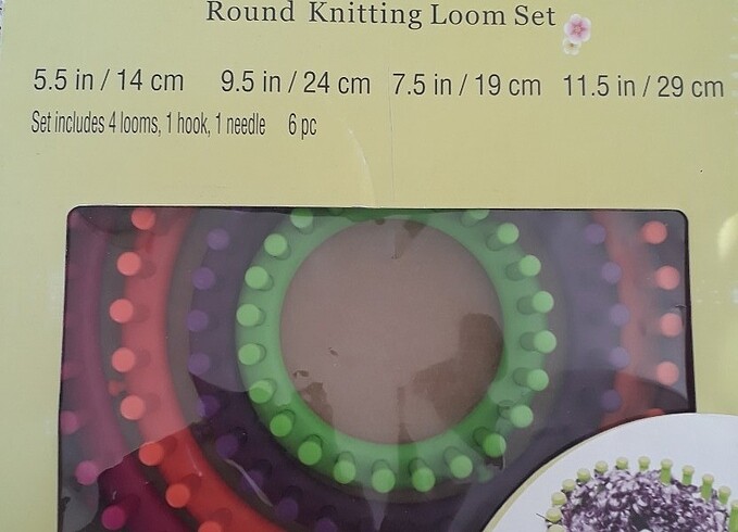 Round knitting örgü seti