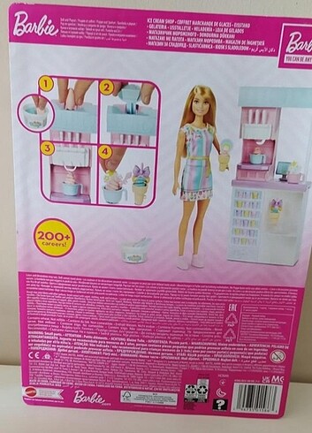 Barbie Barbie Dondurmacı Oyun seti