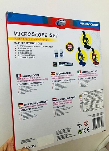 Beden Mikroskop Seti