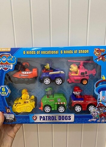 Paw Patrol Altılı Oyun seti