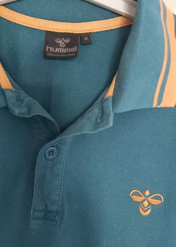 Mavi Düğmeli Erkek Polo Tişört - Görsel 3