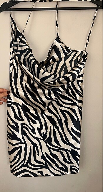 s Beden H&M zebra mini elbise