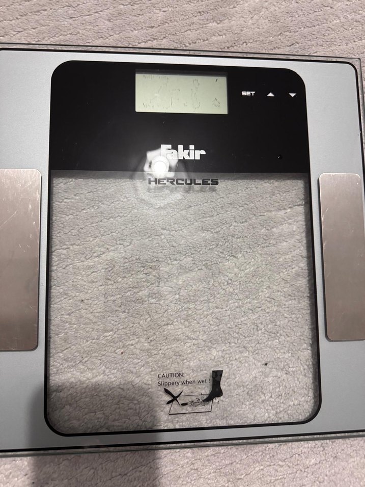 Fakir Hercules Dijital Banyo Tartısı Gri - Görsel 3