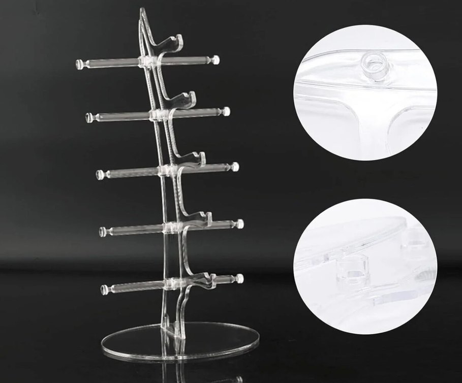 Şeffaf Gözlük Standı - Görsel 2