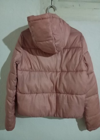 Pembe Kadın Midi Kışlık Mont - Görsel 5