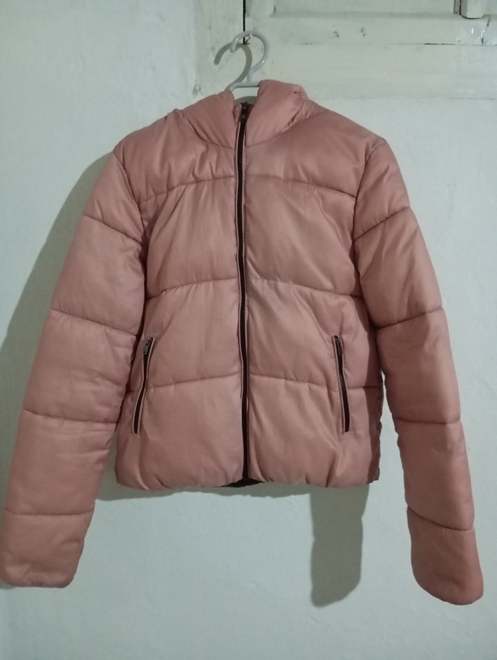 Pembe Kadın Midi Kışlık Mont - Görsel 2