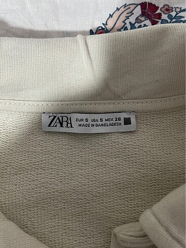 s Beden ten rengi Renk Zara sweat