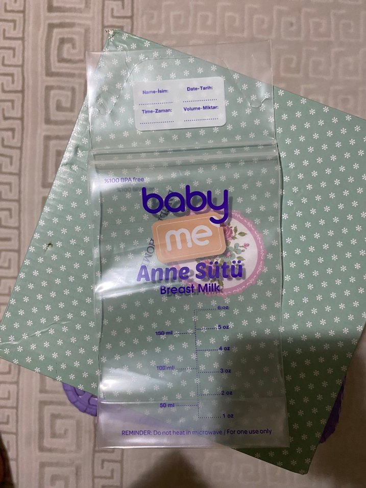 Süt Saklama Poşeti - Görsel 3