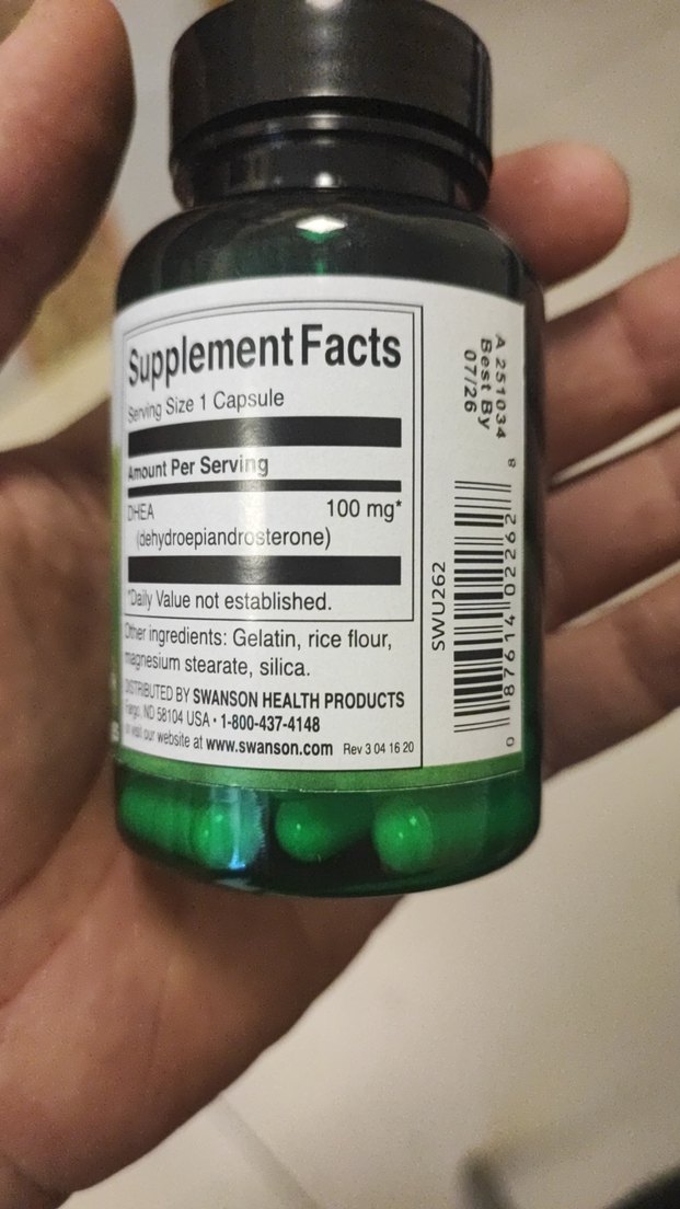Swanson DHEA Hormon Desteği 60 Kapsül - Görsel 2