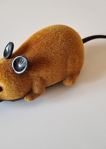 Kahverengi Pilli Fare Oyuncak - Görsel 3