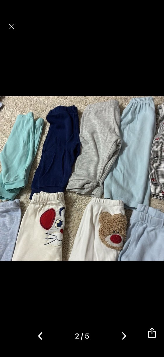 15 adet 3-6 ay eşofman altı - Görsel 2