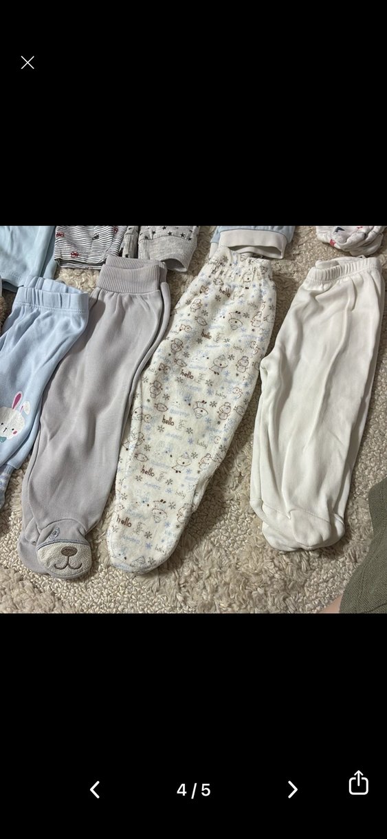 15 adet 3-6 ay eşofman altı - Görsel 4