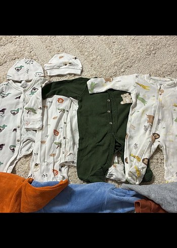 Pamuklu Uzun Kollu Bebek Tulumu Seti - Görsel 5