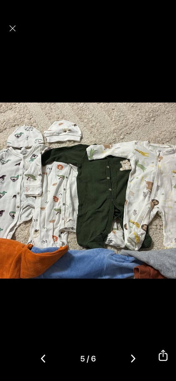 Pamuklu Uzun Kollu Bebek Tulumu Seti - Görsel 5