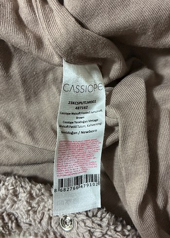 Gri Örme Erkek Bebek Tulumu - Görsel 3