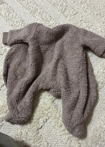 Gri Örme Erkek Bebek Tulumu - Görsel 4