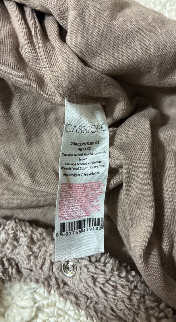 Gri Örme Erkek Bebek Tulumu - Görsel 3