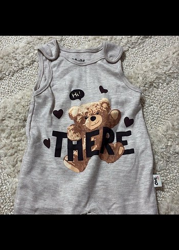 Kolsuz Gri Bebek Tulum - Görsel 2