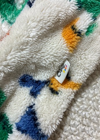 3-6 ay Renkli Örgü Desenli Bebek Tulumu - Görsel 4