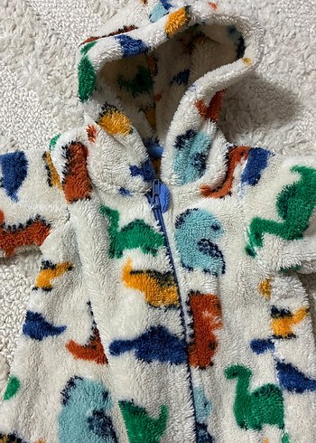 3-6 ay Renkli Örgü Desenli Bebek Tulumu - Görsel 6