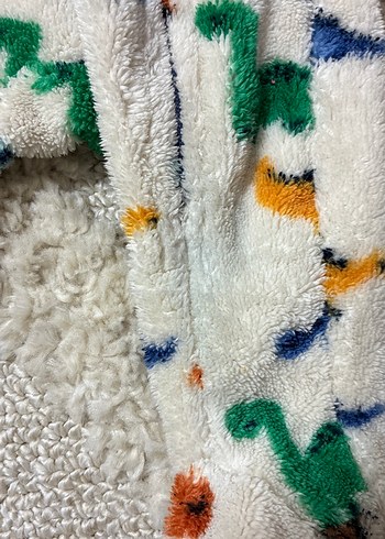 3-6 ay Renkli Örgü Desenli Bebek Tulumu - Görsel 7