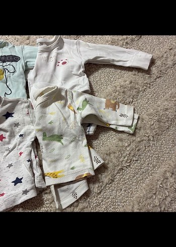 7 adet Bebek Erkek Uzun Kollu Pamuklu Üstler - Görsel 4