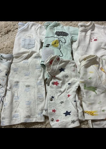 7 adet Bebek Erkek Uzun Kollu Pamuklu Üstler - Görsel 3