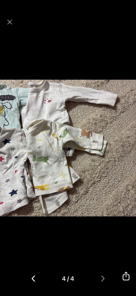 7 adet Bebek Erkek Uzun Kollu Pamuklu Üstler - Görsel 4