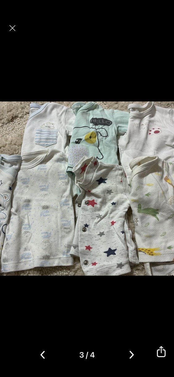 7 adet Bebek Erkek Uzun Kollu Pamuklu Üstler - Görsel 3