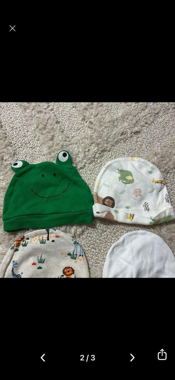 Çocuklar için Örgü Şapka Seti - Görsel 2