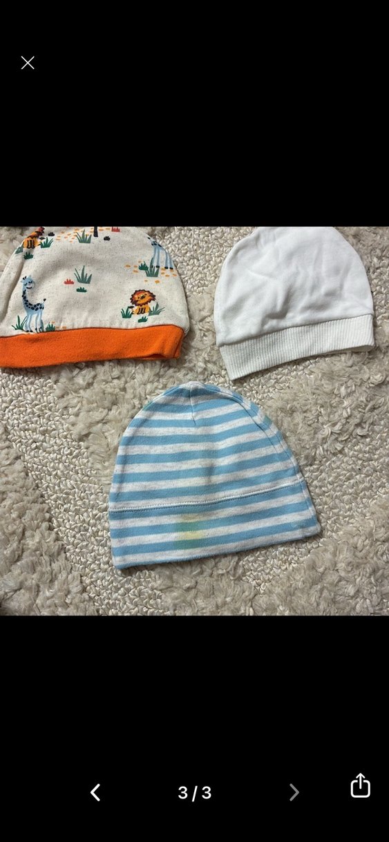 Çocuklar için Örgü Şapka Seti - Görsel 3