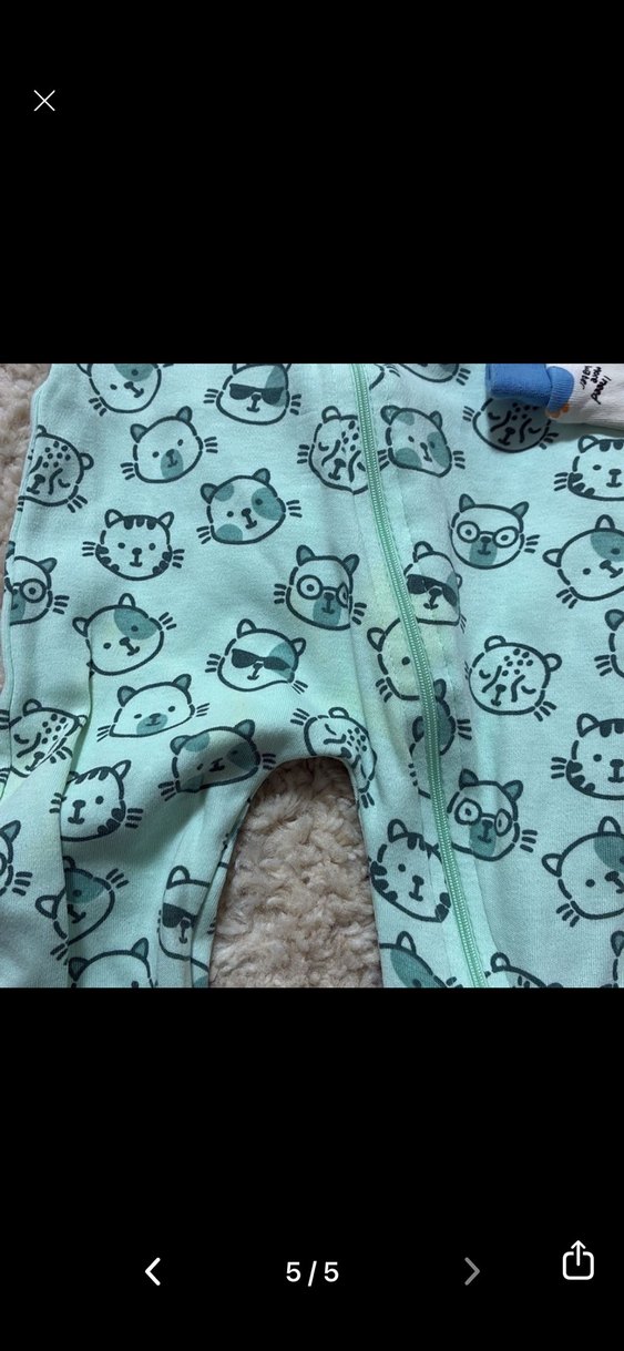 Çok Renkli Bebek Erkek Tulumlar Fermuarlı - Görsel 5