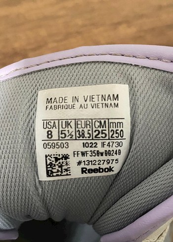 Reebok Beyaz Gri Kadın Spor Ayakkabı - Görsel 6