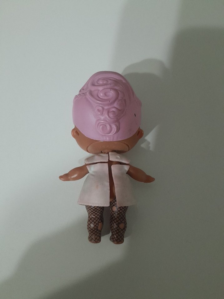 Pembe Saçlı Bebek Figür lolly bebek - Görsel 2