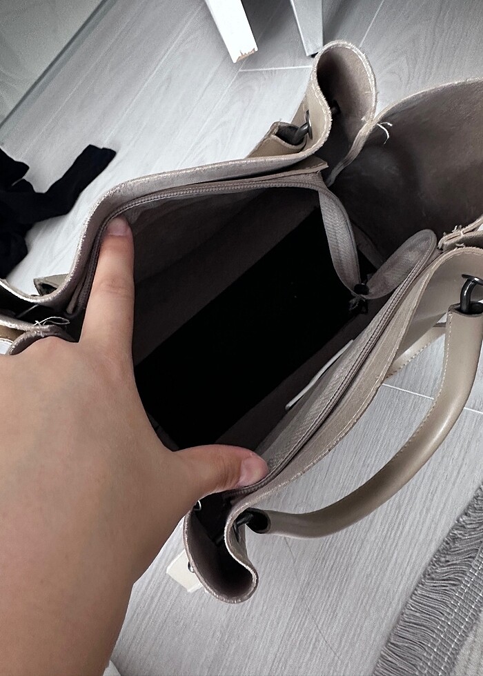 Bej çanta - Görsel 3