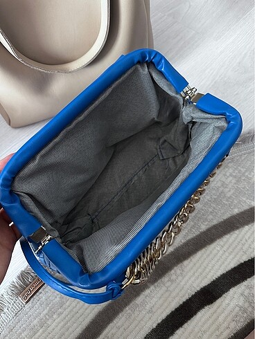 Saks mavisi çanta - Görsel 2