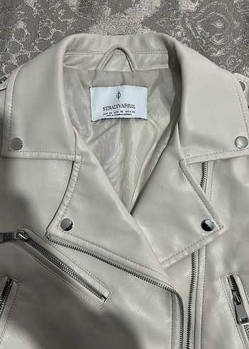 Stradivairus deri ceket - Görsel 5