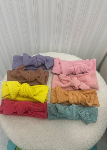 Kız bebek 12 adet bandana - Görsel 2