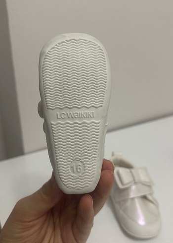 Kız Bebek Beyaz İlk Adım Ayakkabısı - Görsel 3