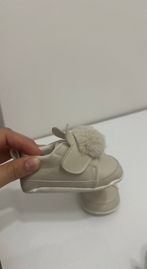 Kız Bebek Kürklü İlk Adım Ayakkabısı - Görsel 3