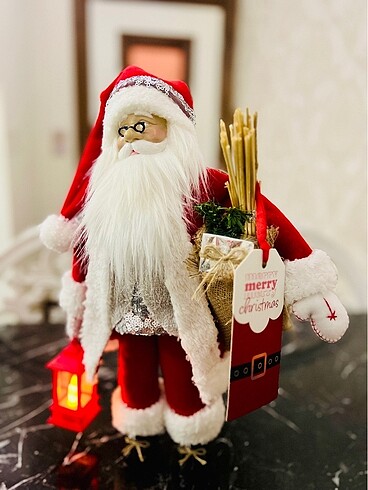 Diğer 40cm FENERLİ IŞIKLI NOEL BABA