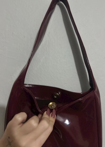 Parlak pordo rugan çanta - Görsel 2