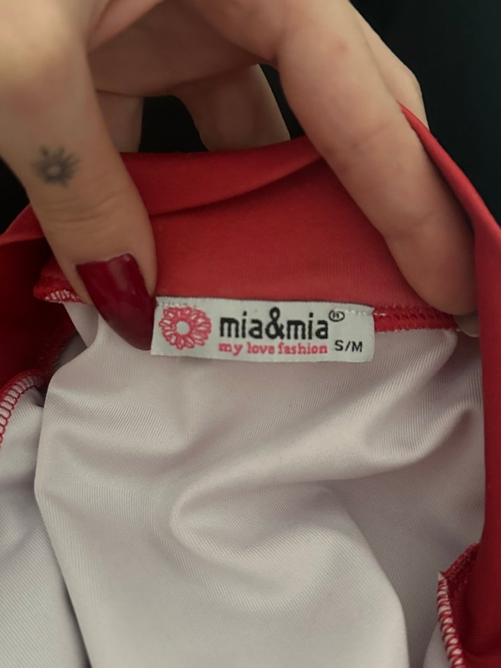 Fermuarlı Kırmızı Baskılı Uzun Kollu Sweatshirt - Görsel 4