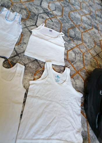 Beyaz Desensiz Çocuk Atletleri Seti - Görsel 4